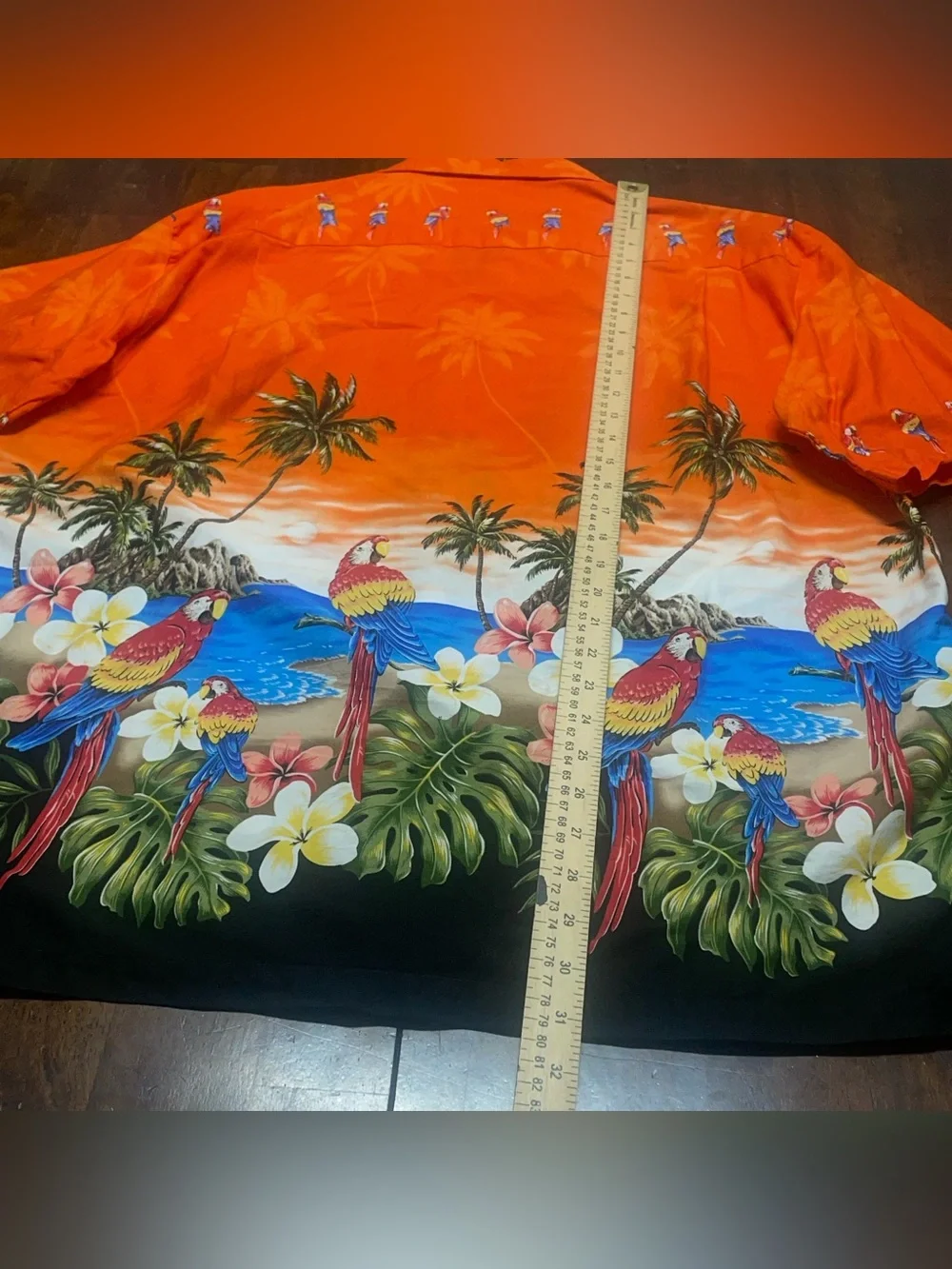 Vintage Pacific Legend Hawaiian Shirt Mens Size XL Button Up Parrots Hawaii USA
